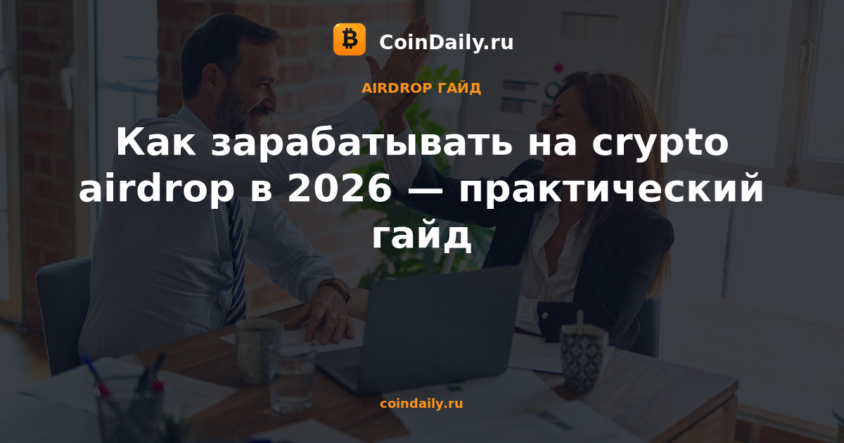 Как зарабатывать на crypto airdrop в 2026 — практический гайд