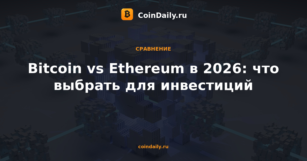 Bitcoin vs Ethereum в 2026: что выбрать для инвестиций