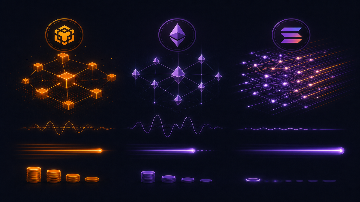 Сравнение BNB Chain с Ethereum и Solana — характеристики и скорость