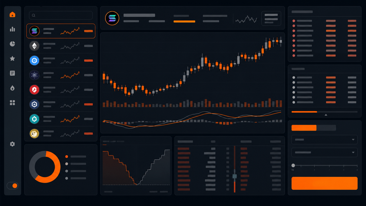 Интерфейс MEXC с парой TRUMP/USDT