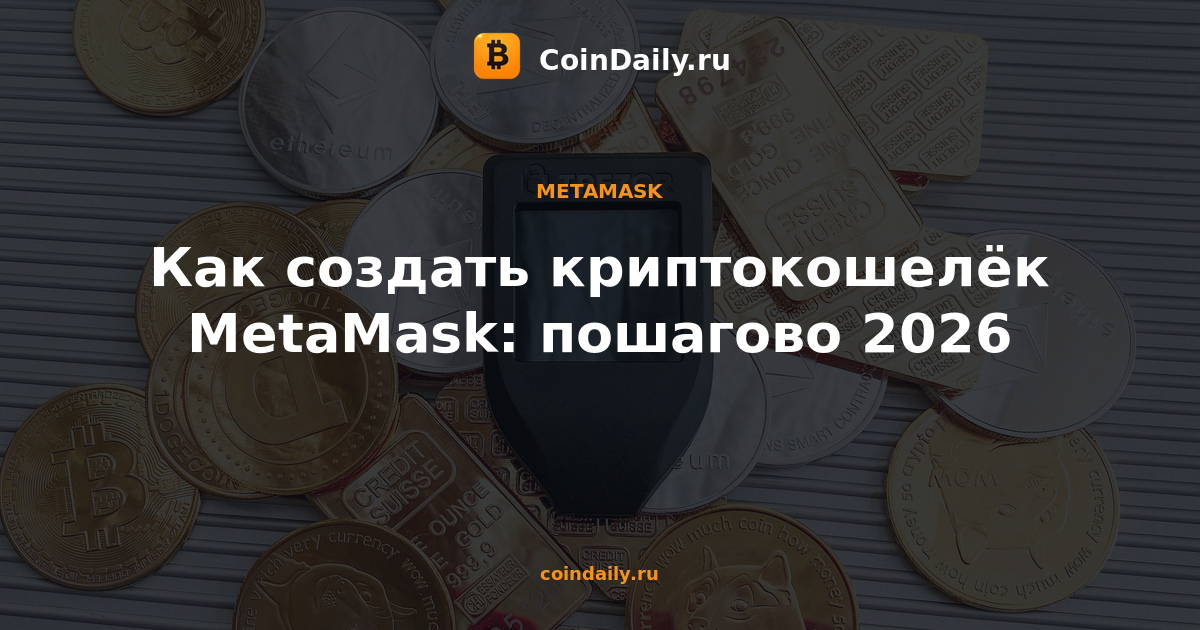 Как создать криптокошелёк MetaMask: пошагово 2026