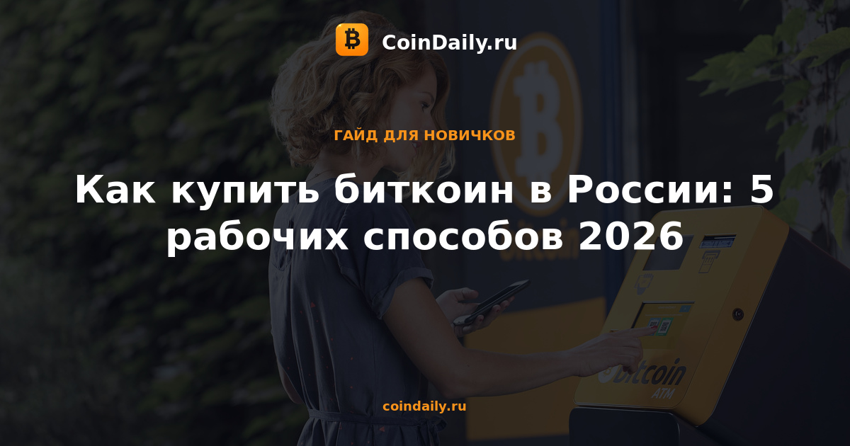 Как купить биткоин в России: 5 рабочих способов 2026
