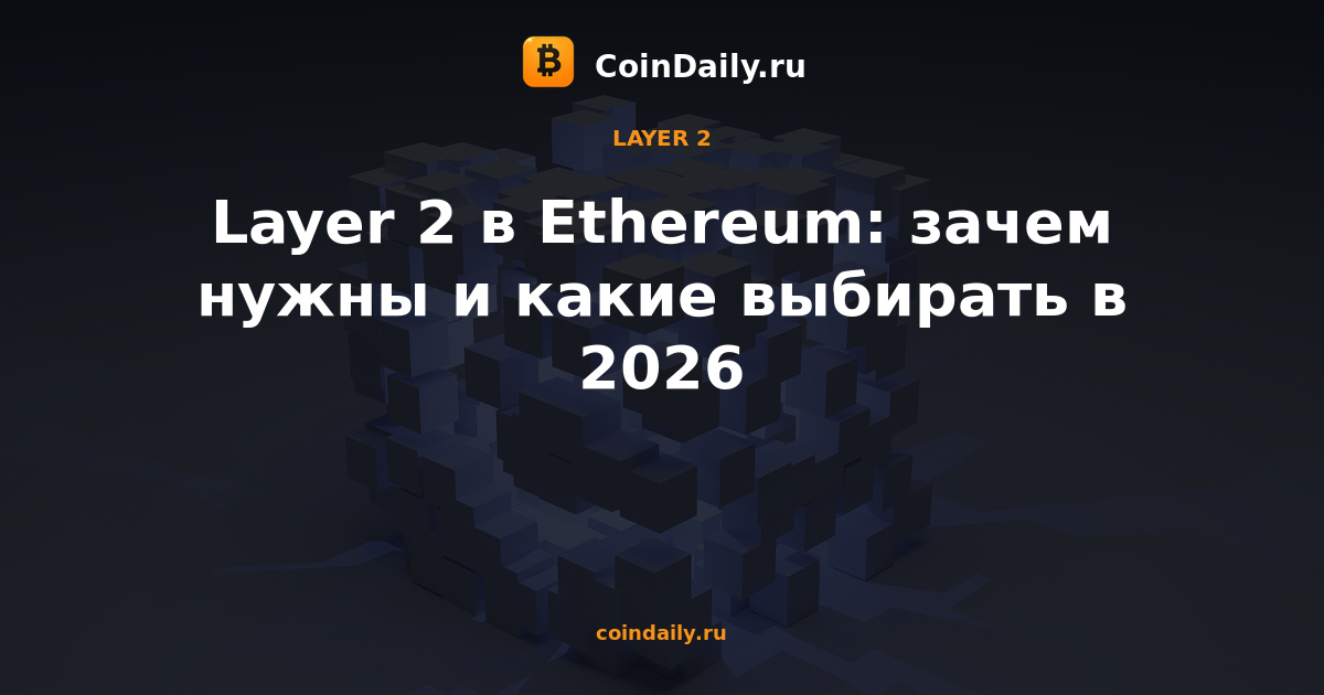 Layer 2 в Ethereum: зачем нужны и какие выбирать в 2026