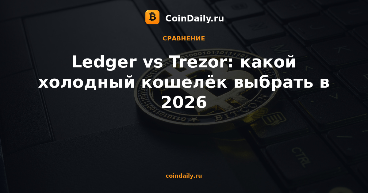 Ledger vs Trezor: какой холодный кошелёк выбрать в 2026