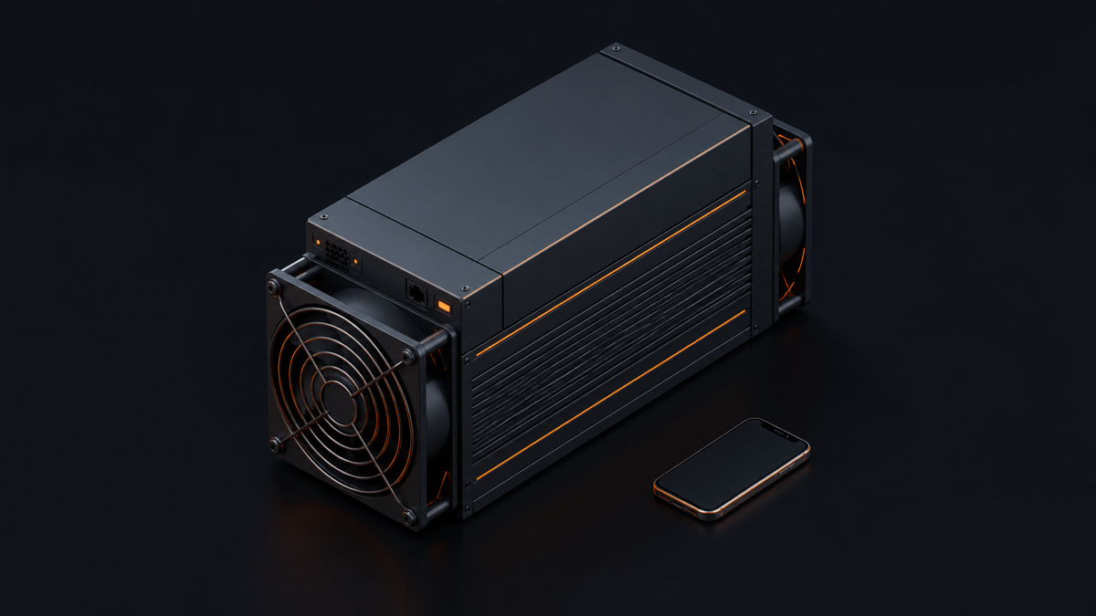 Сравнение ASIC и смартфона по мощности майнинга