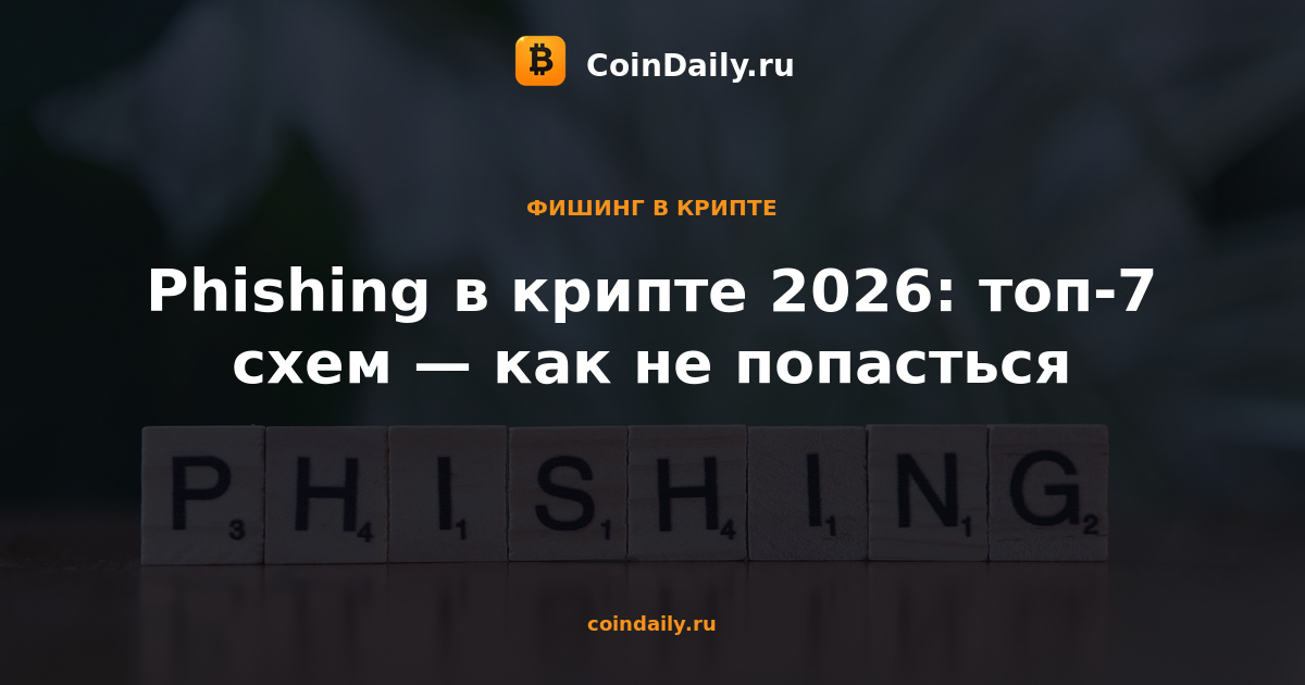 Фишинг в крипте 2026: топ-7 схем — как не попасться