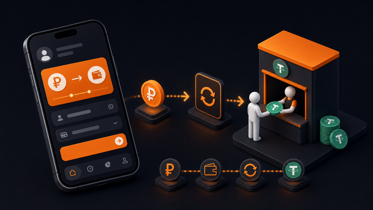 СБП-перевод в обменник USDT