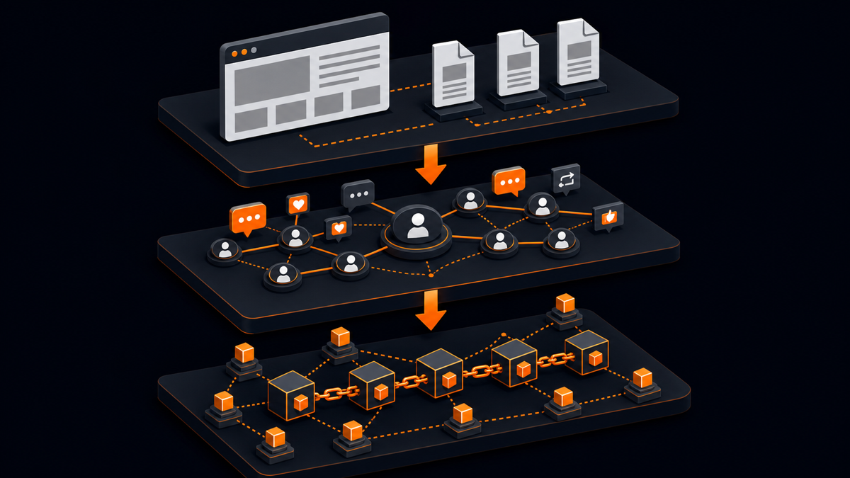 Эволюция интернета: Web1, Web2, Web3
