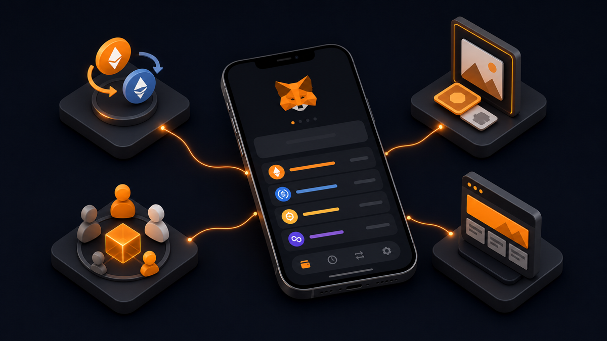 Web3-кошелёк и dApps интерфейс