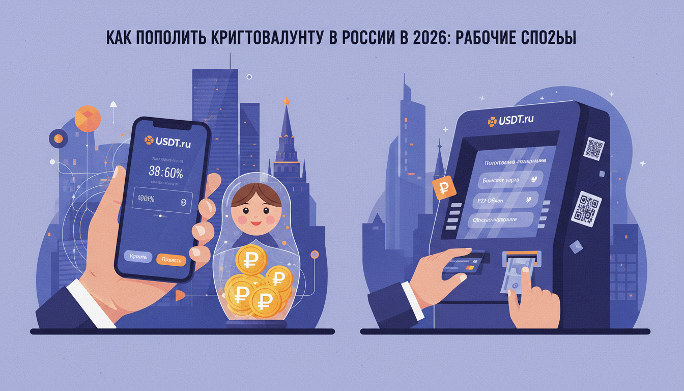 Как пополнить криптокошелёк в России в 2026: рабочие способы