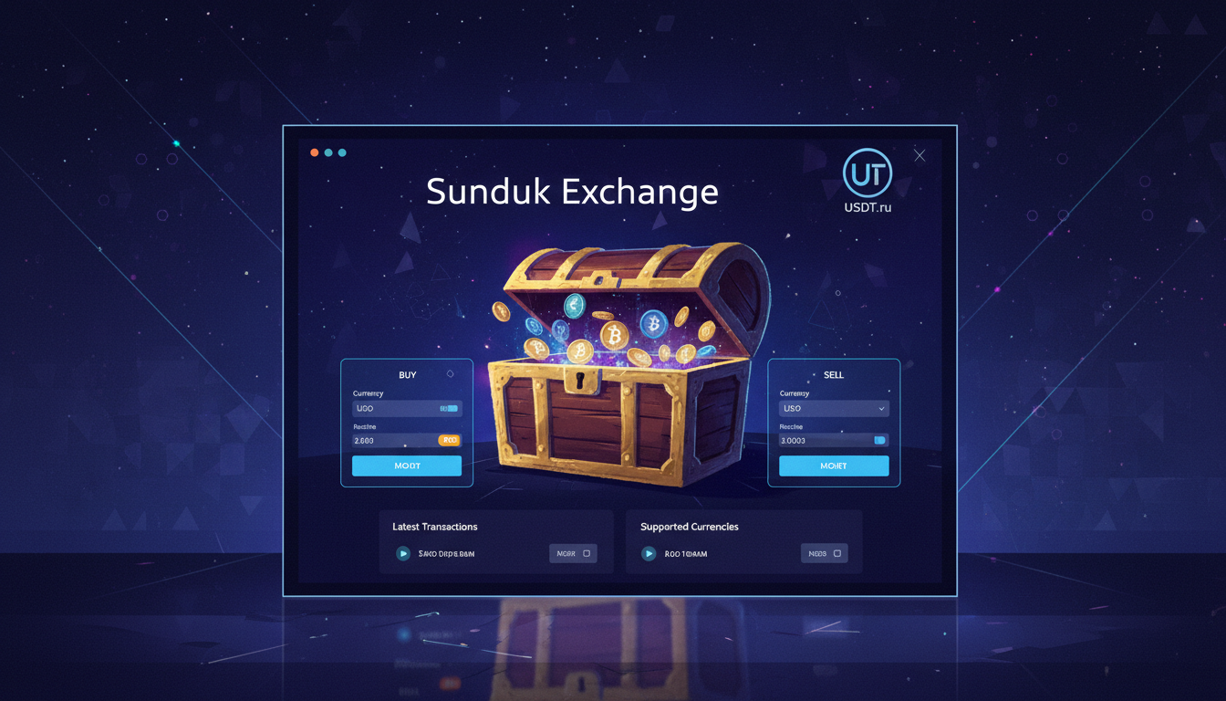 Обменник Sunduk — главная страница сайта