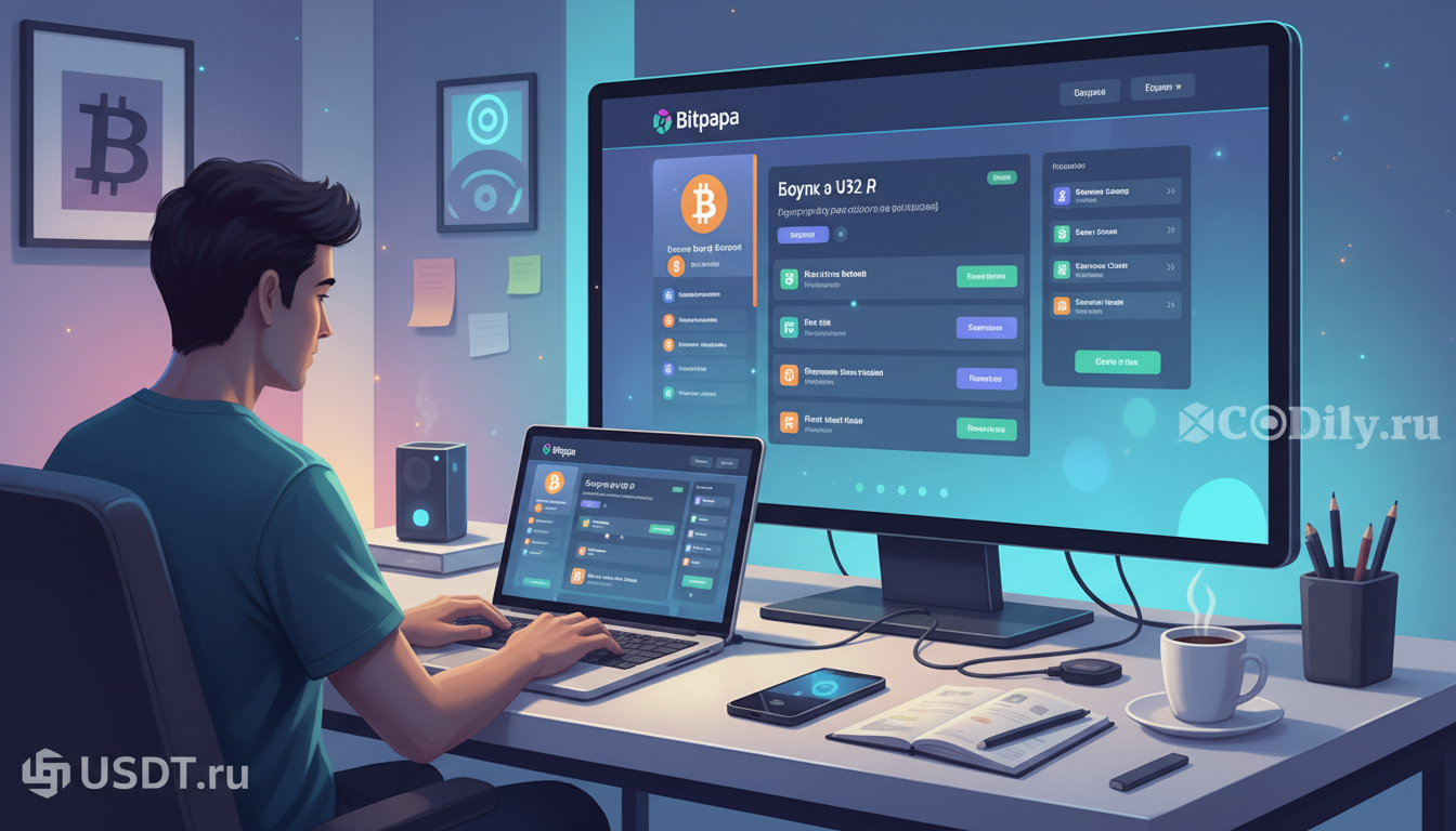 Bitpapa — главная страница сайта
