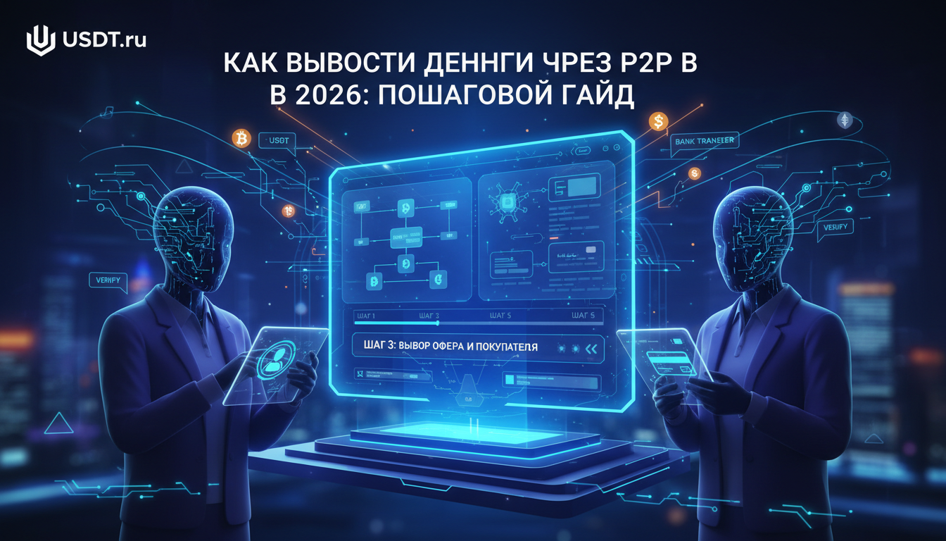 Пошаговое руководство по выводу денег через P2P в 2026 году