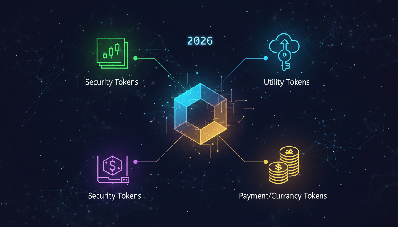 Типы токенов: классификация и примеры на 2026 год