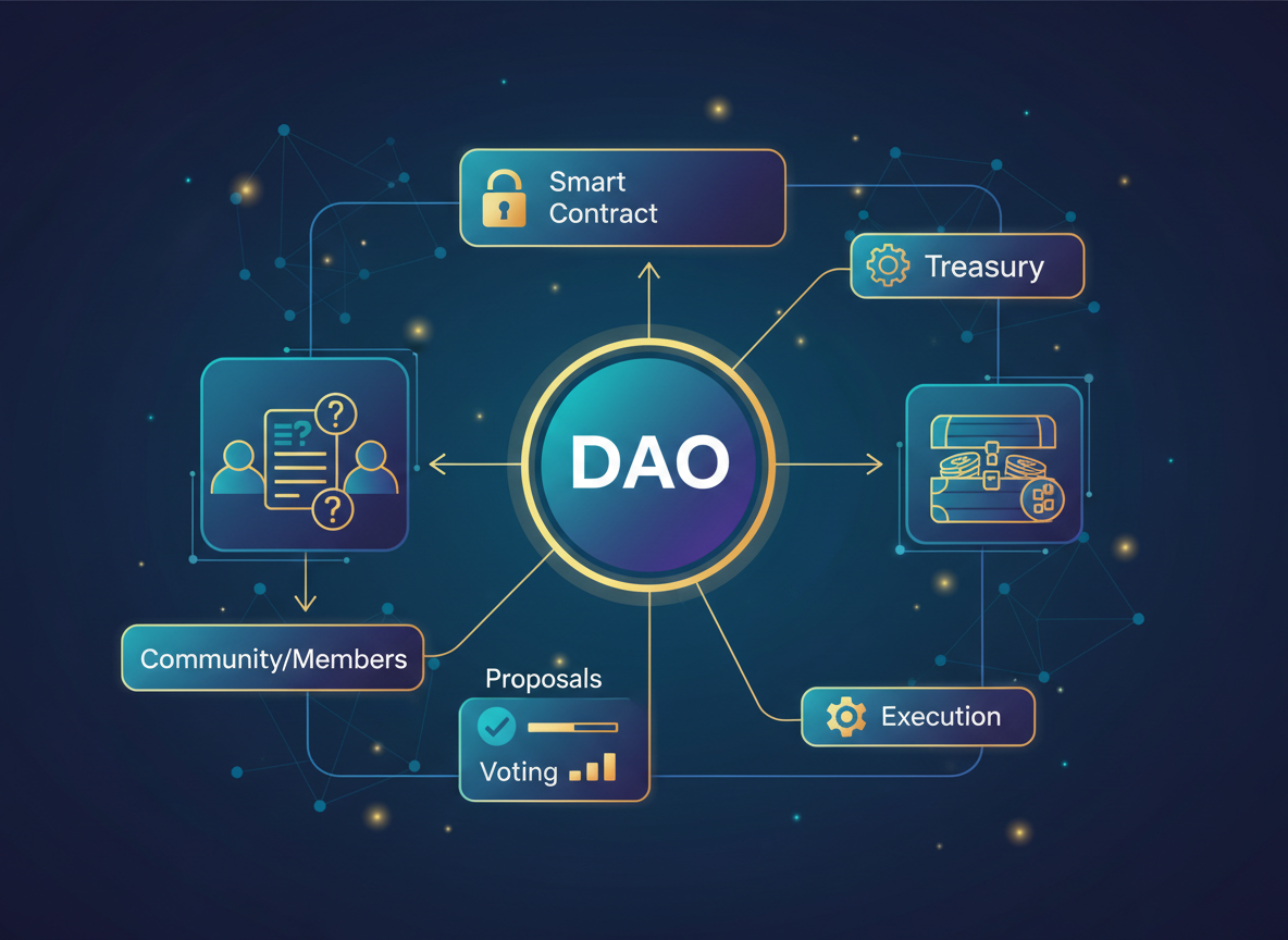 Что такое DAO простыми словами: наглядная схема