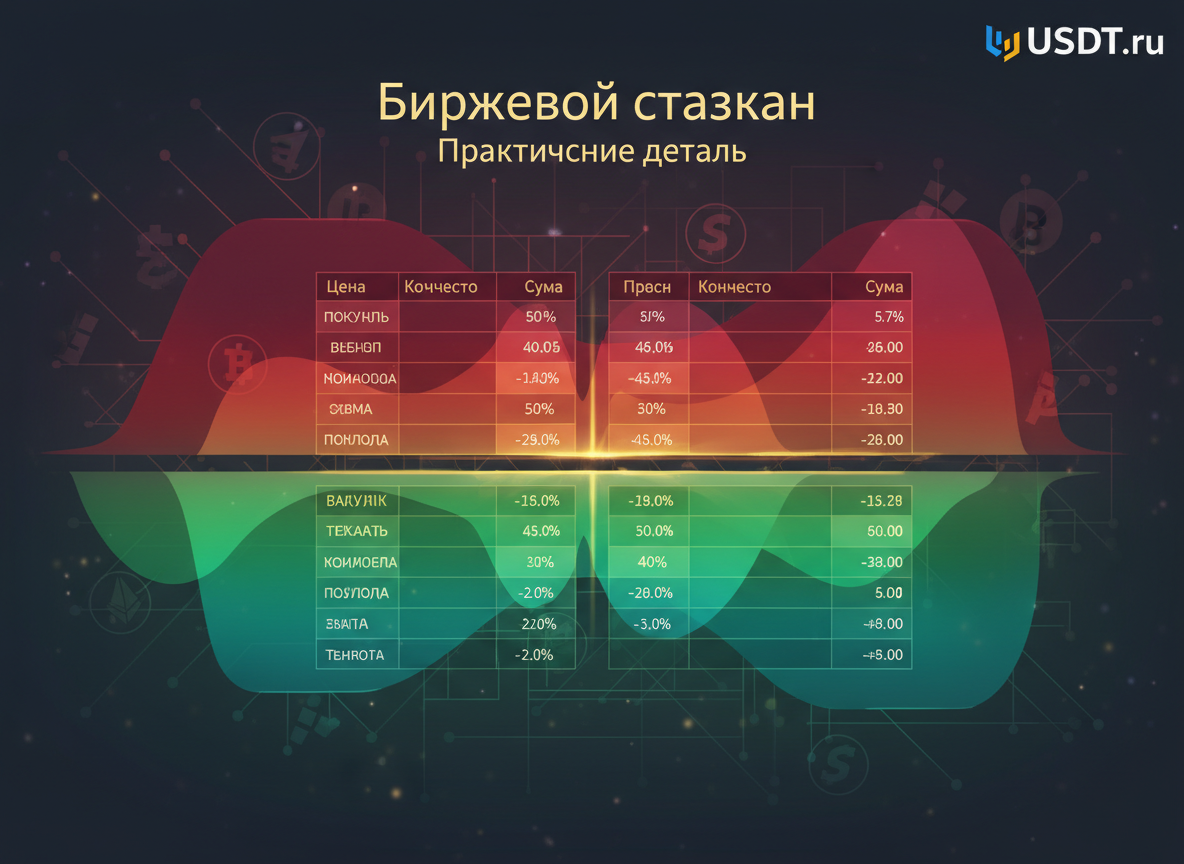 Биржевой стакан: практические детали
