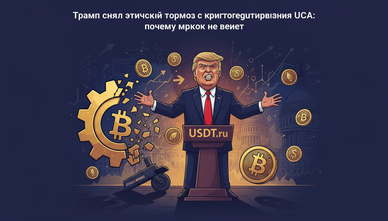 Трамп отменил этические ограничения для крипторегулирования в США