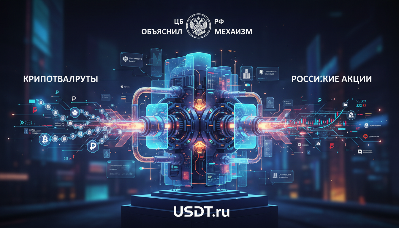 Центробанк разъяснил процесс обмена криптовалют на российские акции
