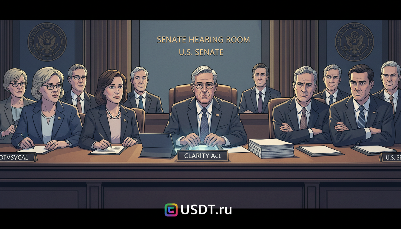 Сенат США представил законопроект CLARITY Act: критика со стороны демократов и банков