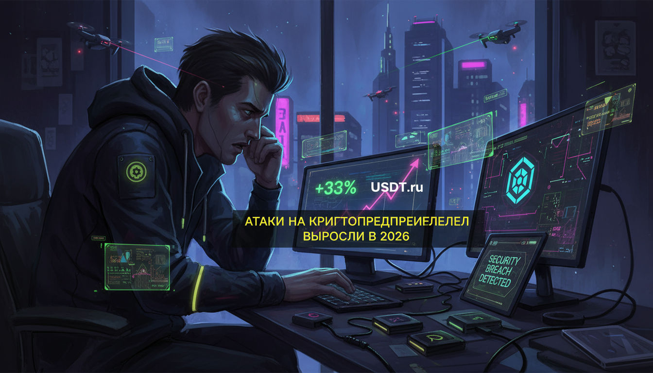 Число атак на криптопредпринимателей в 2026 году увеличилось на 33%