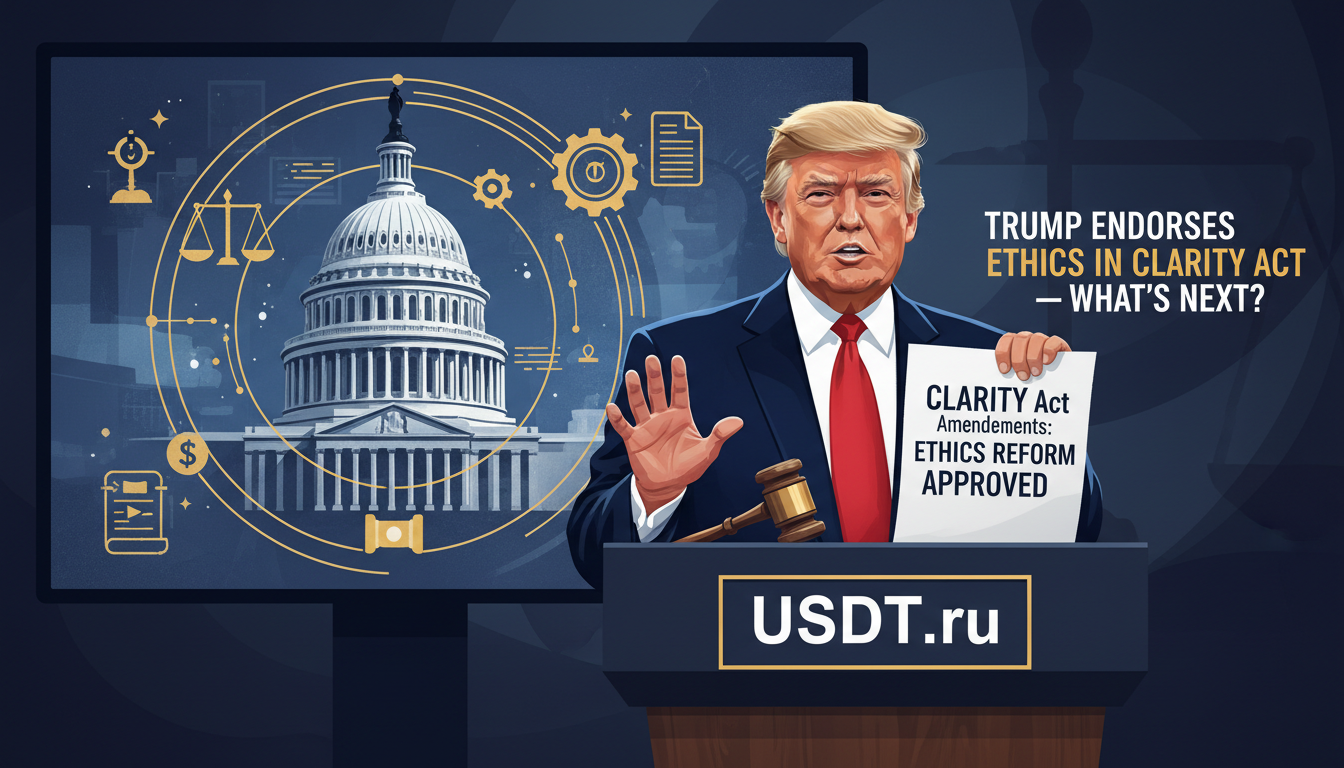 Трамп поддержал изменения в CLARITY Act — что будет дальше