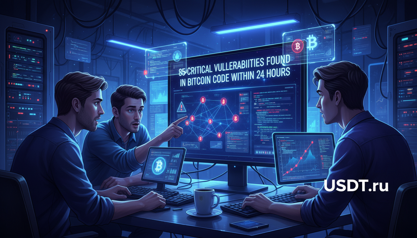 Команда разработчиков Bitcoin выявила 85 критических уязвимостей за один день с помощью ИИ