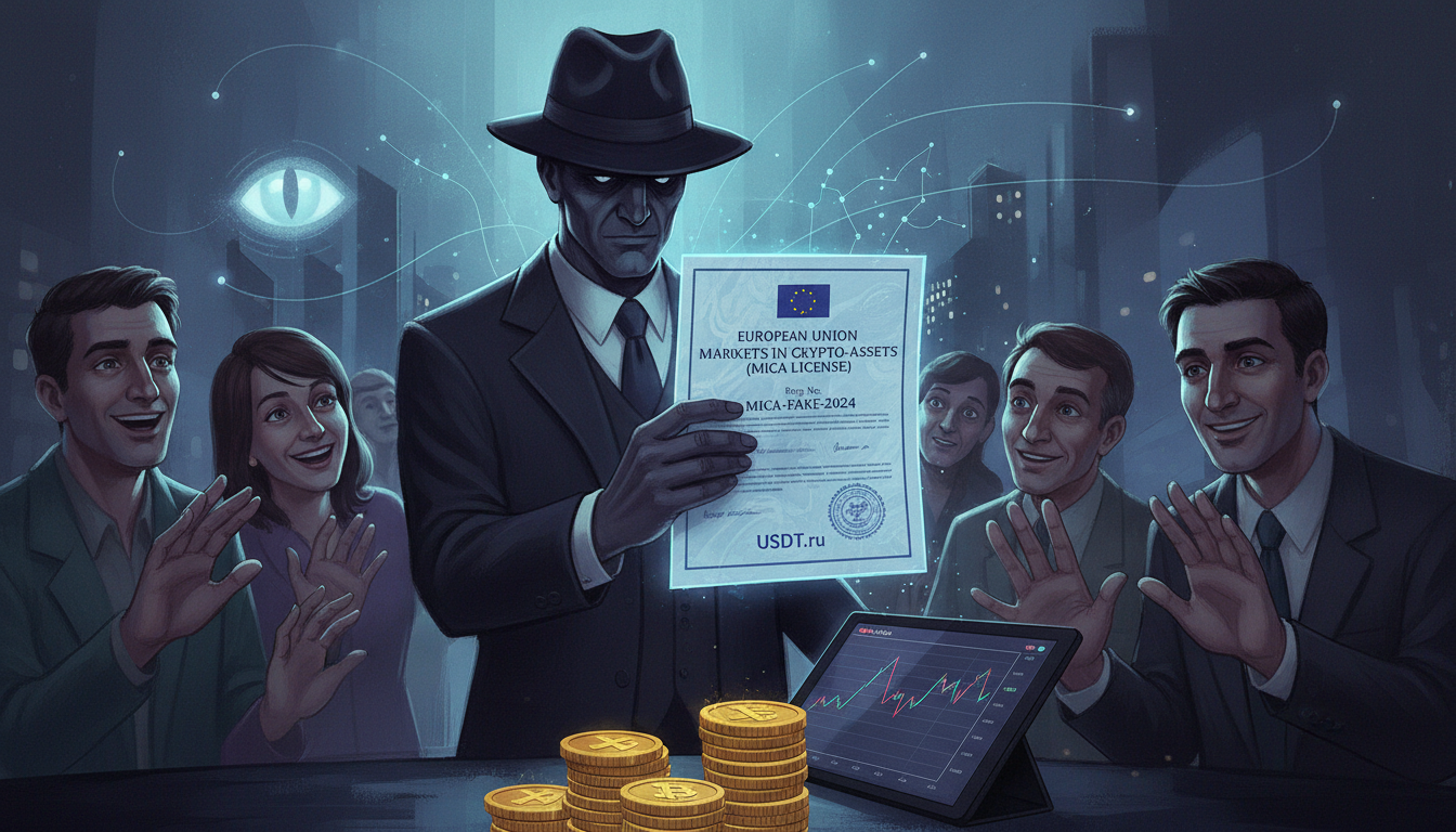 В Европе мошенники применяют поддельные MiCA-лицензии для обмана инвесторов