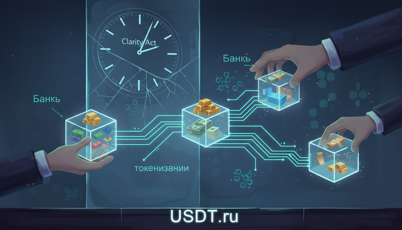 Банки начинают токенизацию активов в условиях задержки Clarity Act