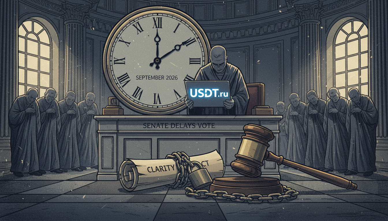 Сенат США перенес голосование по Clarity Act на сентябрь 2026 года